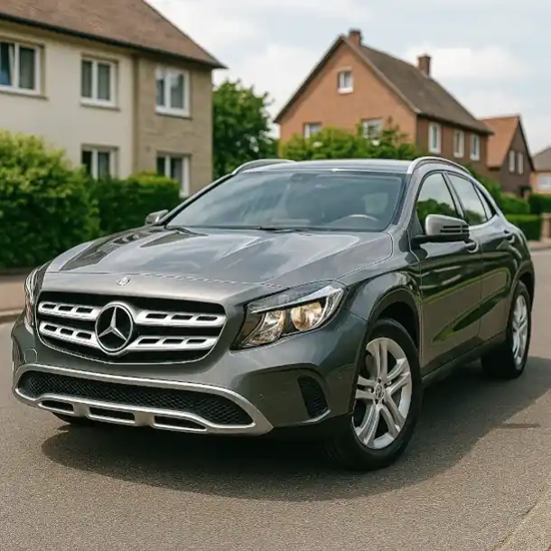 Ein gepflegtes Mittelklasse-Auto steht zum Autoankauf in Hückelhoven bereit.